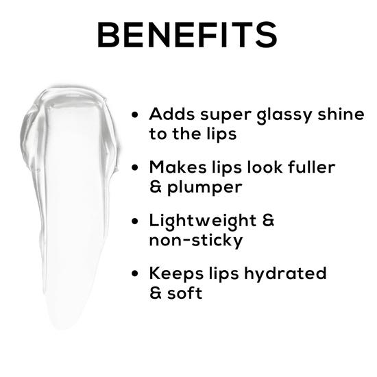 RENEE Hot Lips Clear Lip Gloss 4,5 мл, глянцевый блеск, обогащенный витамином E | Легкая, нелипкая увлажняющая формула