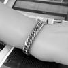 Pure Stainless Steel Bracelet Thick and Flat Female Men's Bracelet Hipster Women's Bracelet