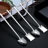 1 Pcs Retro Creative Spade Spoon 304 Stainless Steel Long Handle Coffee Stirring Spoon Net Red Dessert Watermelon Spoon