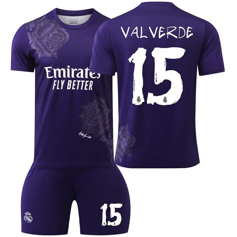2425 Y3 Co-branded Football Shirt No. 7 C Rovinicius 5 Bellingham 10 Mbabpe Jersey Set