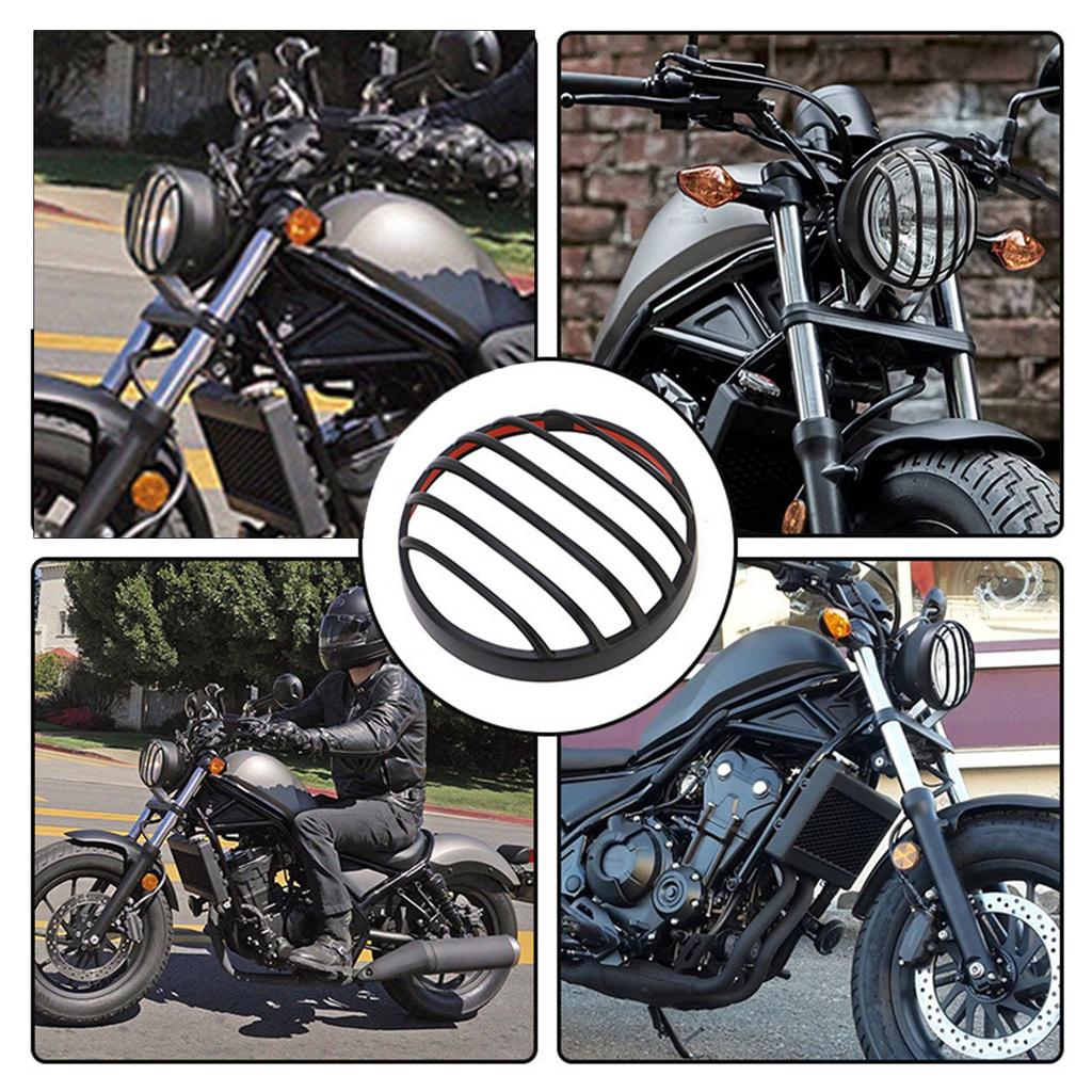 Мотоциклетная фара, защитная крышка, защитная крышка для Rebel CMX 300, черная защита