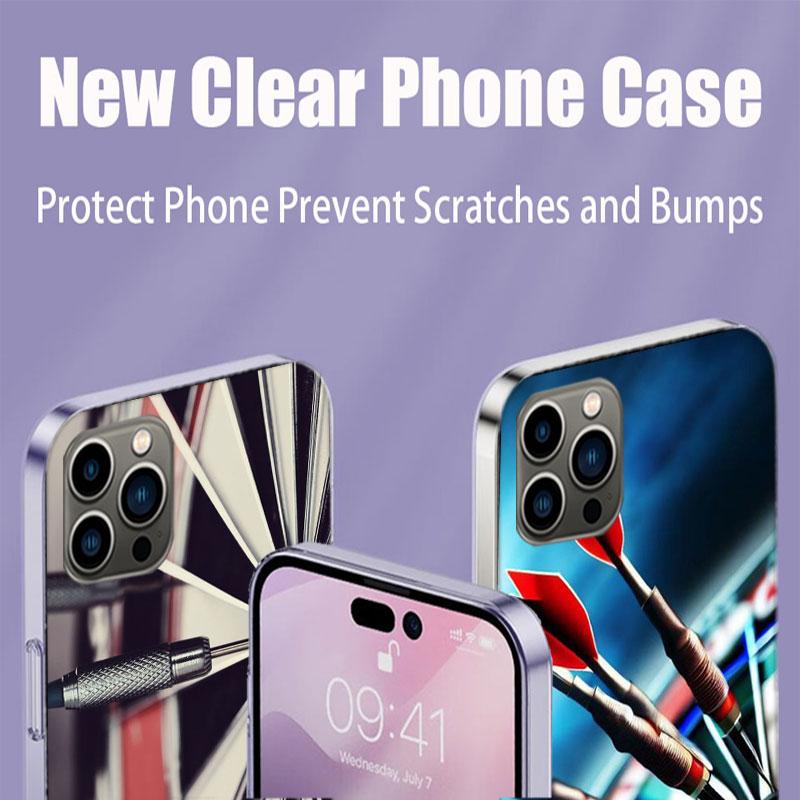 Darts Aesthetics Wire Target Phone Case For Iphone 17 Air 15 Pro 14 Plus 16 Pro Max 17E 16E 12 13 Mini 11 Cover Cute Fundas