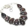 Dianasour Bone Gemstone Handmade 925 Silver Jewelry Necklace 18" JCN370-78