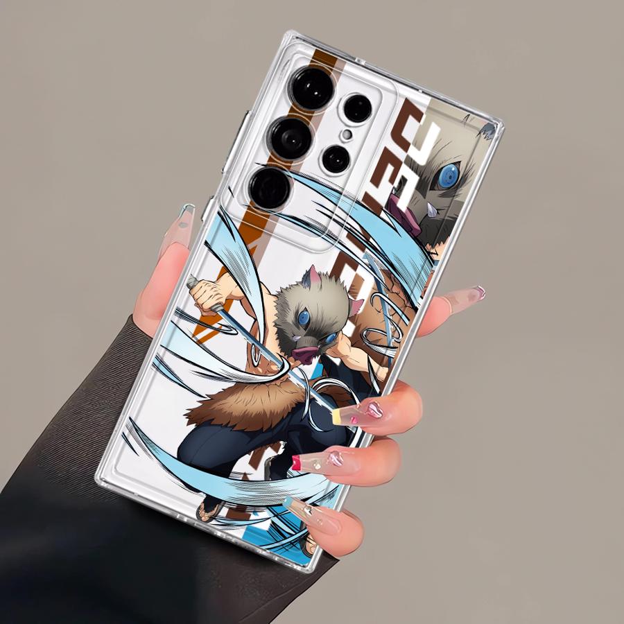 Чехол для Samsung Galaxy S26 S24 S23 Ultra S20 Plus S25 Edge S21 S22 FE Note 20 Ultra 10 Чехол для телефона D-Demon Anime S-Slayer