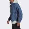 Adidas Terrex Myshelter Gore-Tex Active Rain Jacket Color Block Letter Print Long Sleeve Jacket Men Jacket Blue HH9171