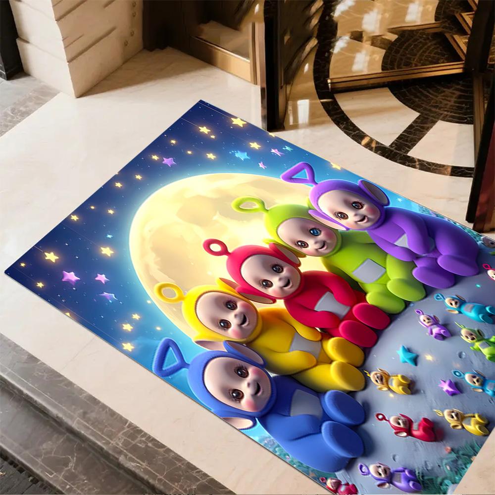 Teletubbies Moon Night Carpet Suitable for Game Room Bedrooms Kitchen Outdoor Antislip Carpet Office home decor Perfect Gift for Women/Men