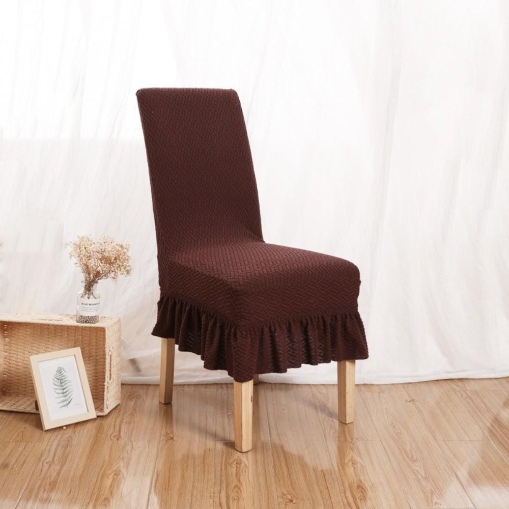 Jacquard Fabric Elastic Chair Cover Universal Size Wedding Seat Covers Living Room