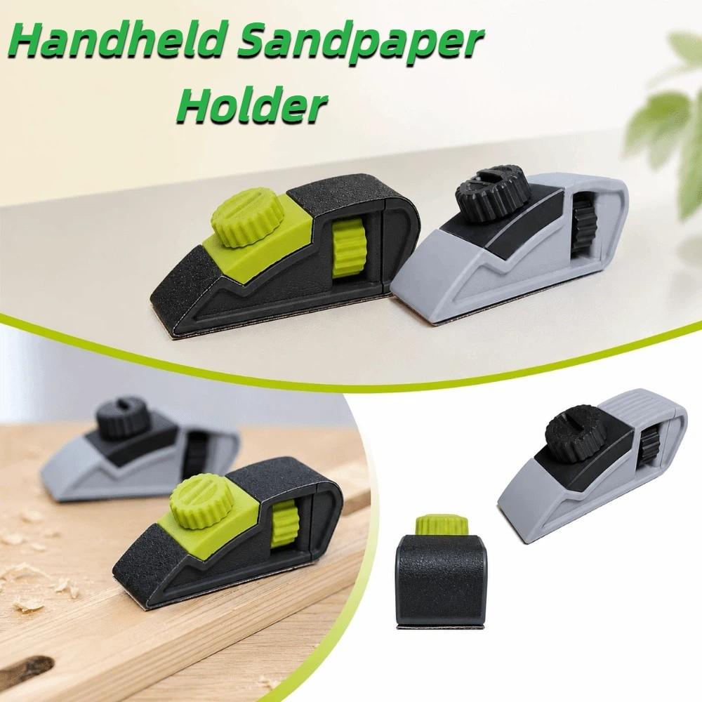 2pcs Adjustable Tension Sandpaper Fixing Frame Portable Polishing Bracket Daily Polishing Tasks