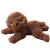Dog Doll Soft Lifelike Teddy Dog Stuffed Animal Exquisite Workmanship Cartoon Stuffed Doll Toy for Kids