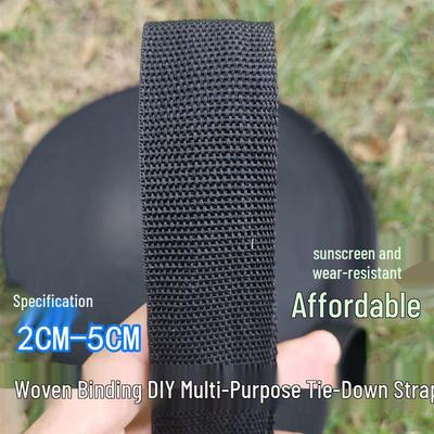 Износостойкий нейлоновый грузовой крепежный ремень - Плоский текстильный стяжной и упаковочный ремень