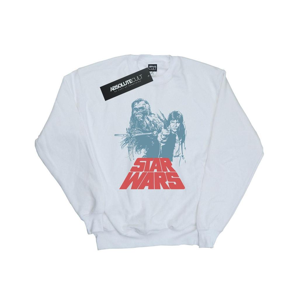 Star Wars Mens Han Solo Chewie Duet Sweatshirt