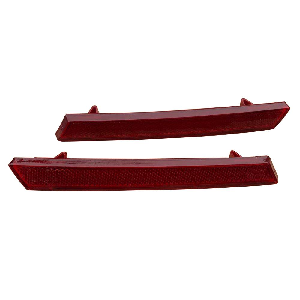 2x Красный Нижний Катафот Заднего Бампера Отделка для Cadillac XTS 2013-17 #20874085