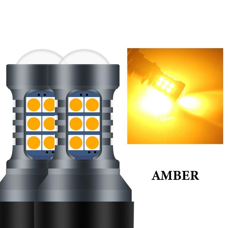 2 шт. T20 LED 7440 7443 Led WY21W W21W светодиодные лампы автомобильные сигнальные лампы T20 3030SMD резервный фонарь заднего хода супер яркий