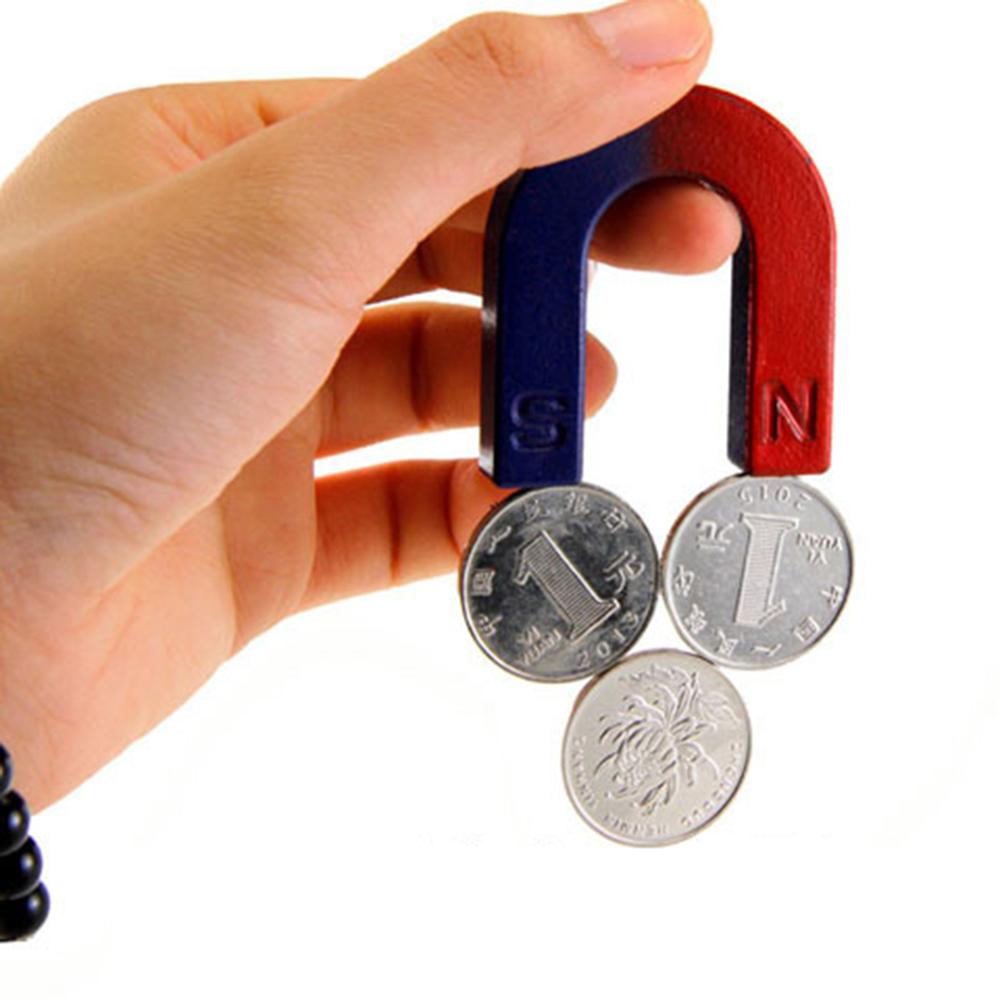 Physical Bar Ring Horseshoe Compass Magnets Physics Science Experiment Tools Kids Toy