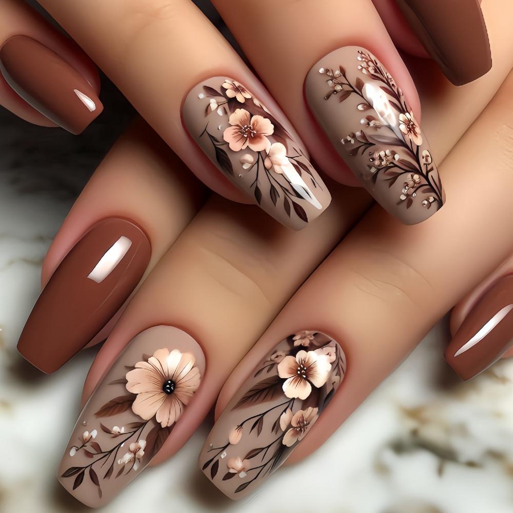 Summer Sweetheart Handmade Short Coffin Press On Nails Dreamy Stars Moon Colorful Cute Fake Nails For Girls