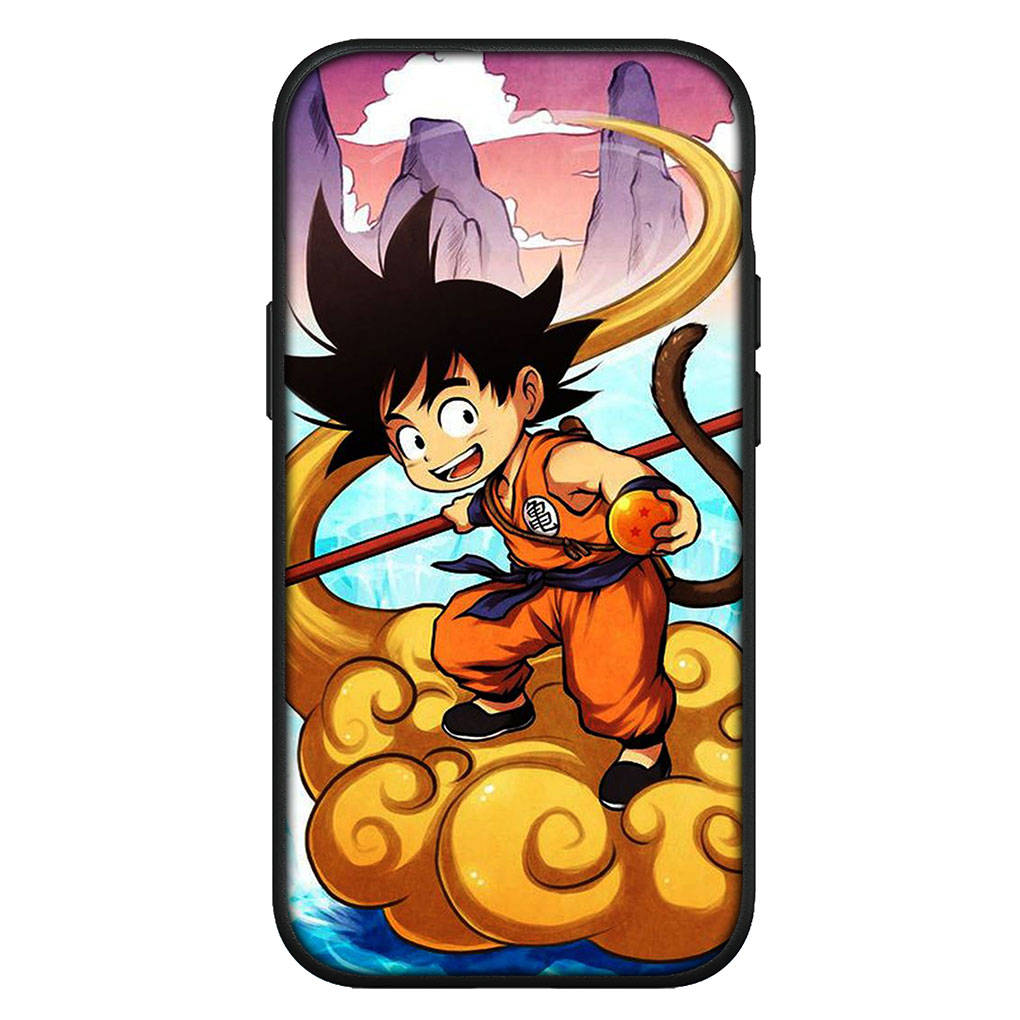 Чехол для iPhone 16 15 Xiaomi Redmi Note 14 13 12 11 Pro Max 16e Samsung Galaxy S25 S24 S23 Moto OPPO Huawei Goku Dragon Ball Z DragonBall Phone Case