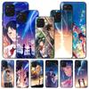 Phone Case For OPPO A53 A52 A95 K9 A74 A94 A93 A55 Reno 6 4 3 Pro 5G A7 A9 Ace F11 Find X2 Your Name Anime Black Soft Back Cover