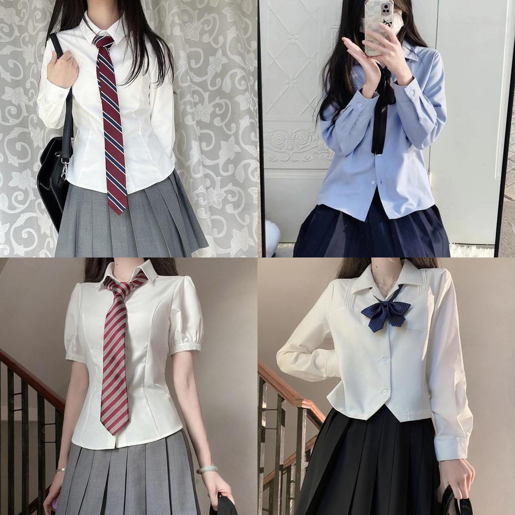 Girl Long Sleeve Solid Color Shirt With Pleated Design For Casual Wear