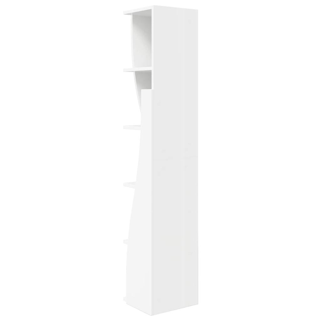 Corner Shelf Unit 27.5x27x140 cm Engineered Wood