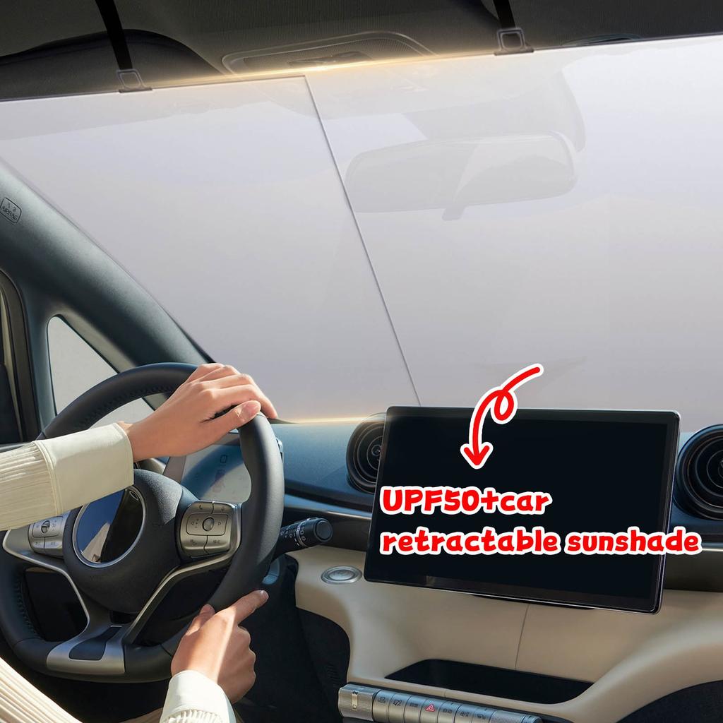 Car Sunshade Retractable Sunshade Front Windshield Summer Supplies Car Sunshade