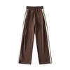 Large-size Webbing Strip Wide-leg Pants Draped Casual Sports Pants Spring and Summer New Loose Floor Pants