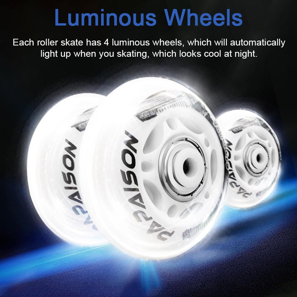 Встроенные положения Регулируемые роликовые состояния с колесом с полной подсветкой для детей и взрослых В помещении и на открытом воздухе