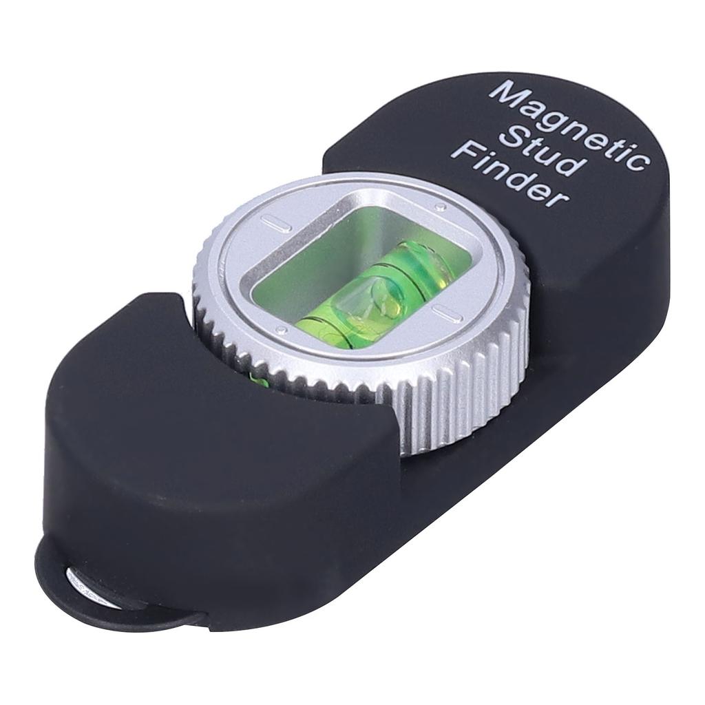 Магнитный искатель стоек Портативный металлоискатель с уровнем для стальных гвоздей, шурупов Черный