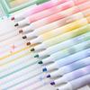 4pcs Gradient Color Highlighter Pens Set Neon Vision Watercolor Art Marker for Drawing Painting