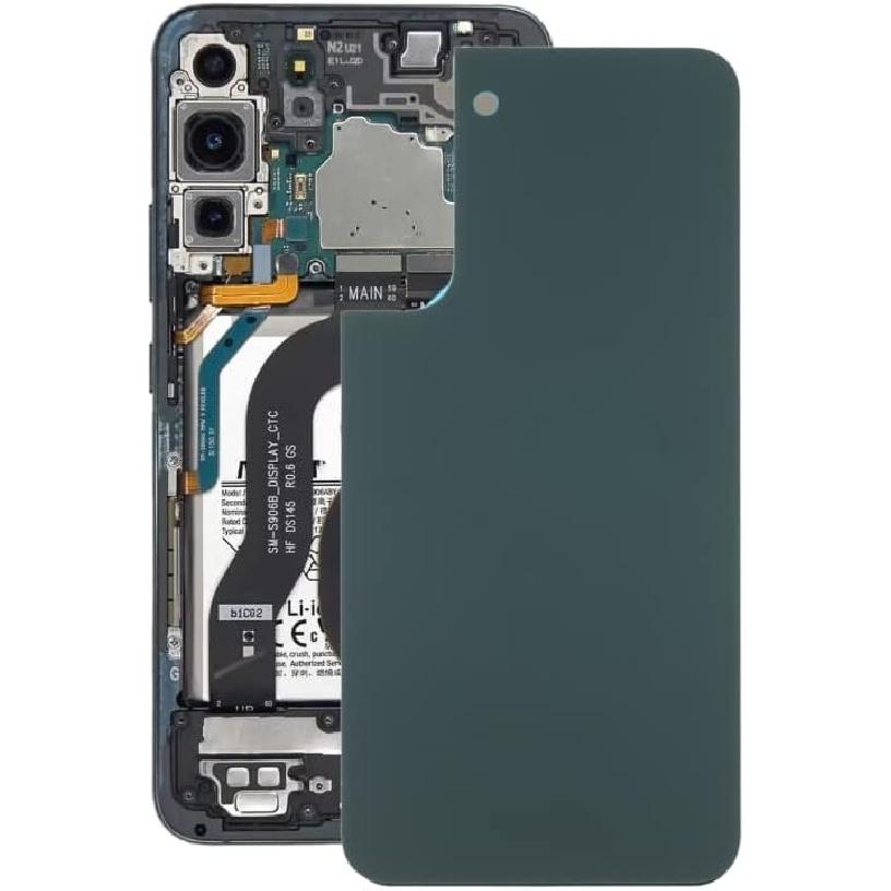 Replacement Battery Back Cover for Samsung Galaxy S22+,Housing Repair Part for Galaxy S22+ (Dark Red)