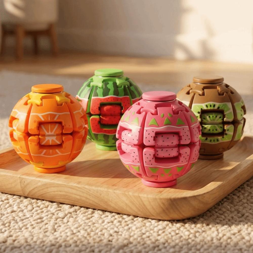 Creative Press Rotating Depress Ball Portable Spin Rush Fidget Gyro Desktop Decoration