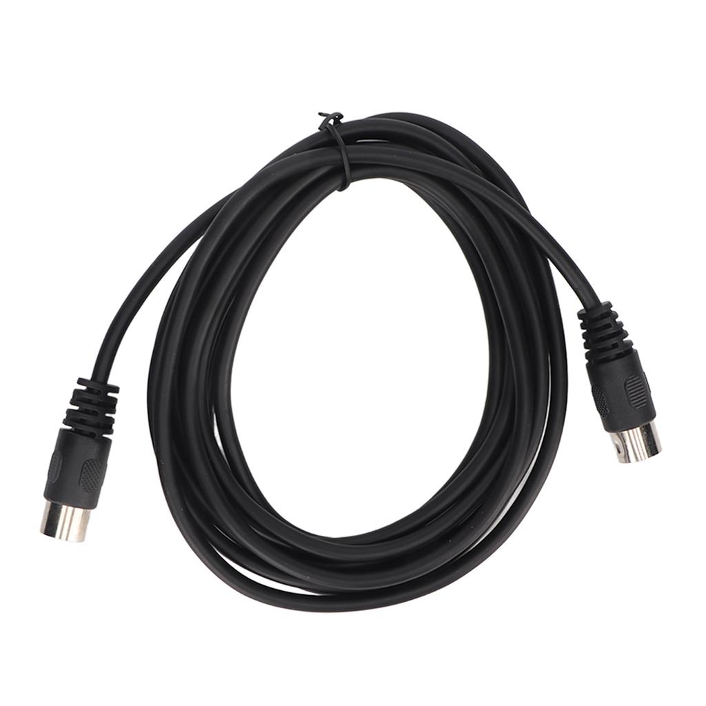6 Pin DIN Cable Male to Male Plug and Play Sound Signal Connection DIN Extension Cord for Digital Device