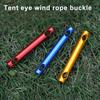 Aluminum Alloy Wind Rope Buckle 7MM 2 Hole Outdoor Camping Hiking Tent Canopy Shelter Guy Line Cord Adjuster Cord Tensioner Fastener