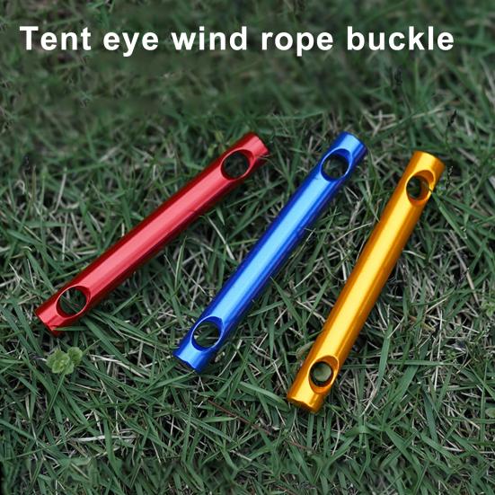 Aluminum Alloy Wind Rope Buckle 7MM 2 Hole Outdoor Camping Hiking Tent Canopy Shelter Guy Line Cord Adjuster Cord Tensioner Fastener