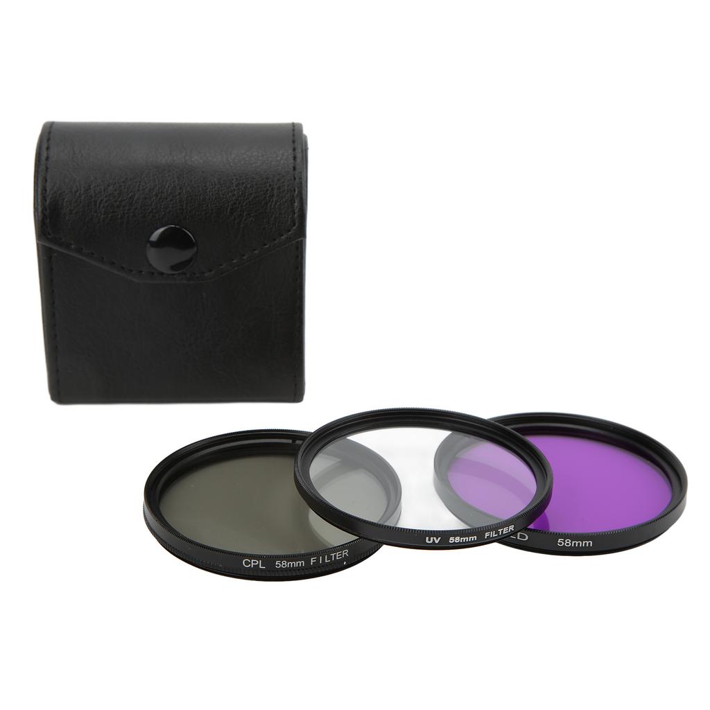 Набор из 3 штук Мультипросветленный Набор Светофильтров UV CPL FLD Набор Светофильтров для Цифровой Камеры
