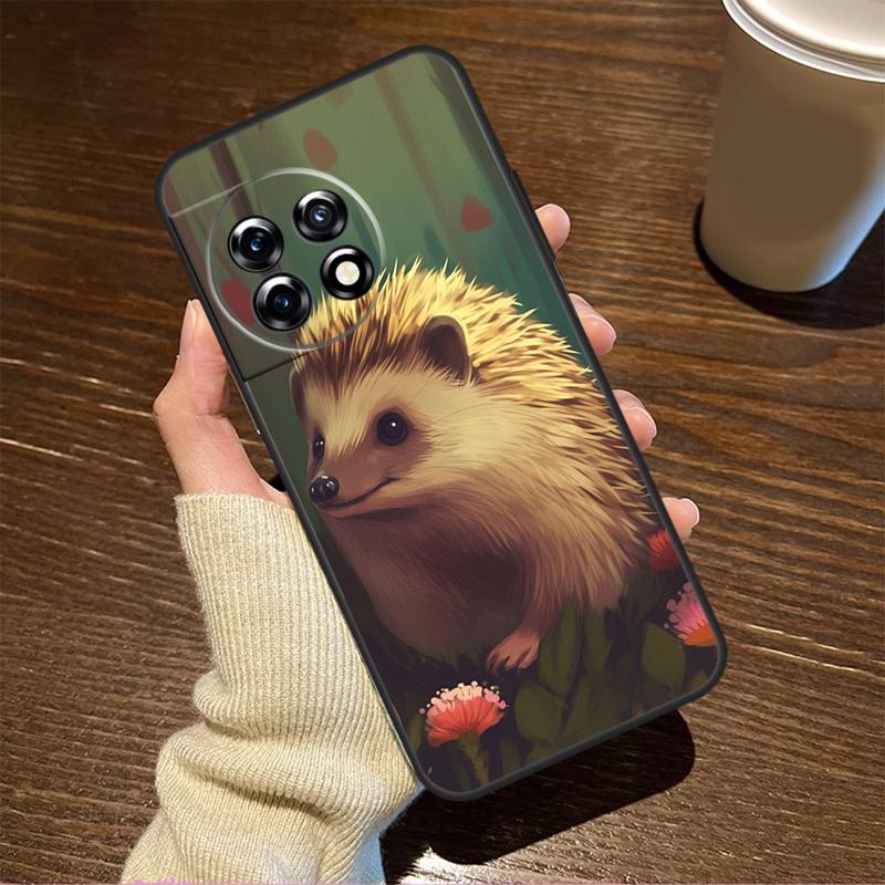 Милый Ёжик Для OnePlus 15 13 12 11 15R 13R 12R 8T 10T 13T Чехол Для OnePlus Nord 5 CE 2 3 4 Lite N20 N30