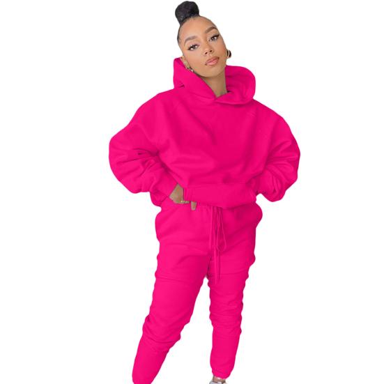 Спортивная одежда, разноцветные теплые гибкие женские наряды для осеннего костюма с капюшоном