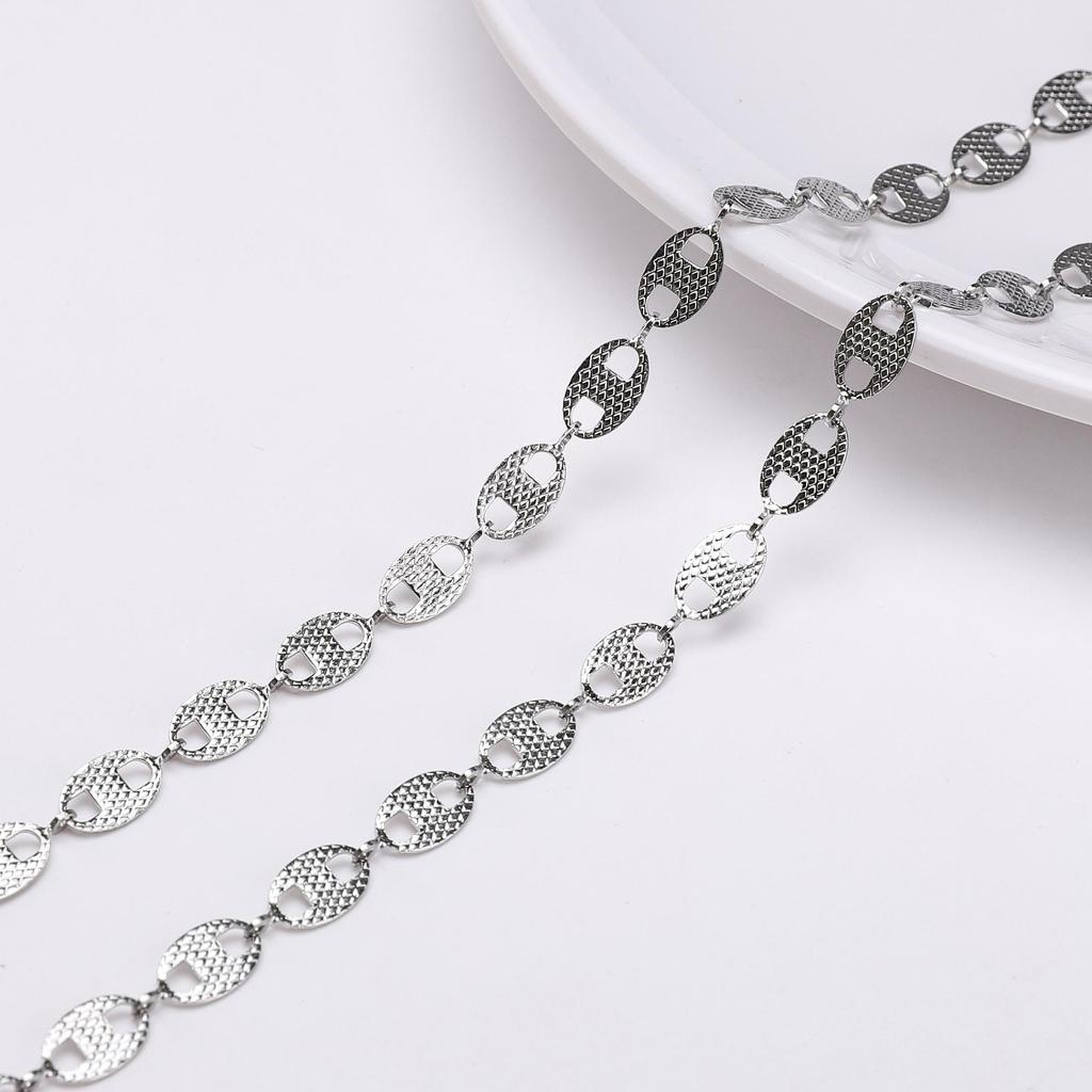 1 метр панк-цепи из нержавеющей стали для изготовления украшений своими руками - Прочная и устойчивая к коррозии