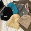 Korean Style Beanies Hat Thickened Pullover Hat Fashion Chic Knitted Hat  Women