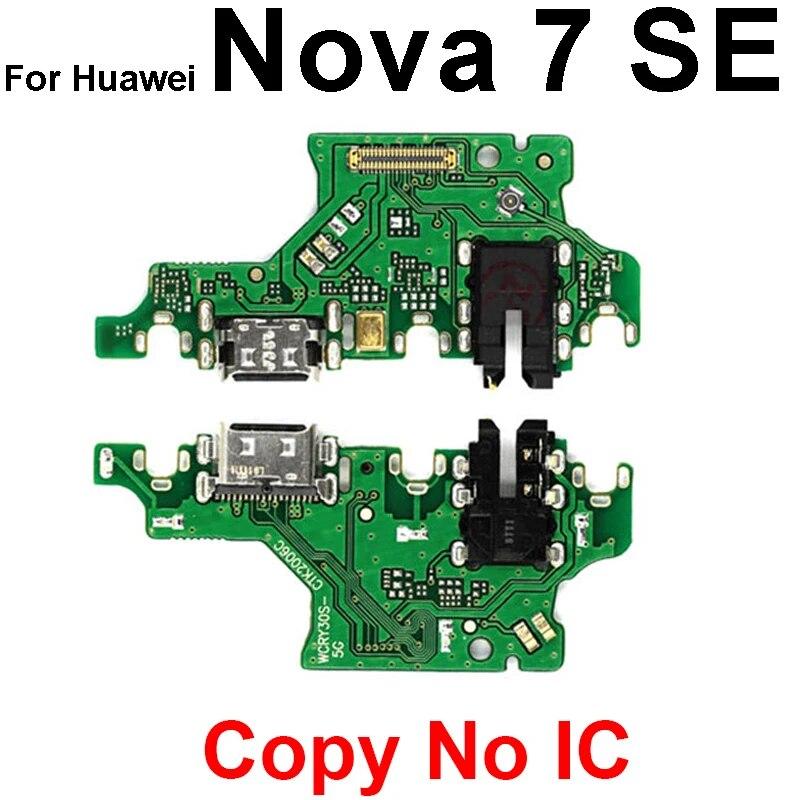 USB Charger Dock Board For Huawei Nova Lite 3 Plus 7 8 Pro 7i 8SE 4G 5G Usb Charging Port Board Connector Flex Cable Parts