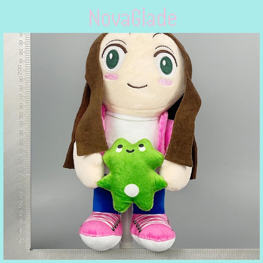 Lara Campos Plush Frog Couple Toy With Soft Short Pile For Gift And Collection