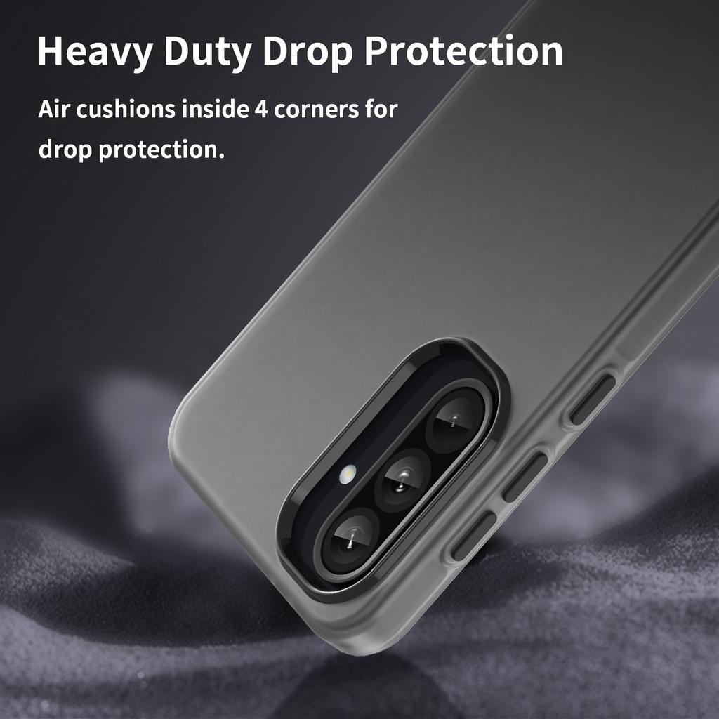 For Samsung Galaxy A36 5G/A56 5G Case TPU+PC Phone Back Cover Matte Translucent Design