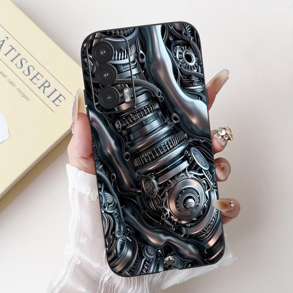 Для телефона Edge 20 20Pro 20Lite Чехол Для Motorola Edge 20 Pro Чехол Силиконовый Роскошный Модный Любовь Милый Кот Девушка Забавный Крутой Расписной