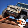 Heavy Duty Tow Strap Recovery Kit 3" x 30 ft (MBS-36,000 lbs) Tree Saver Winch Strap, Triple Reinforced Loop & Protective Sleeves & Storage Bag , 3/4"