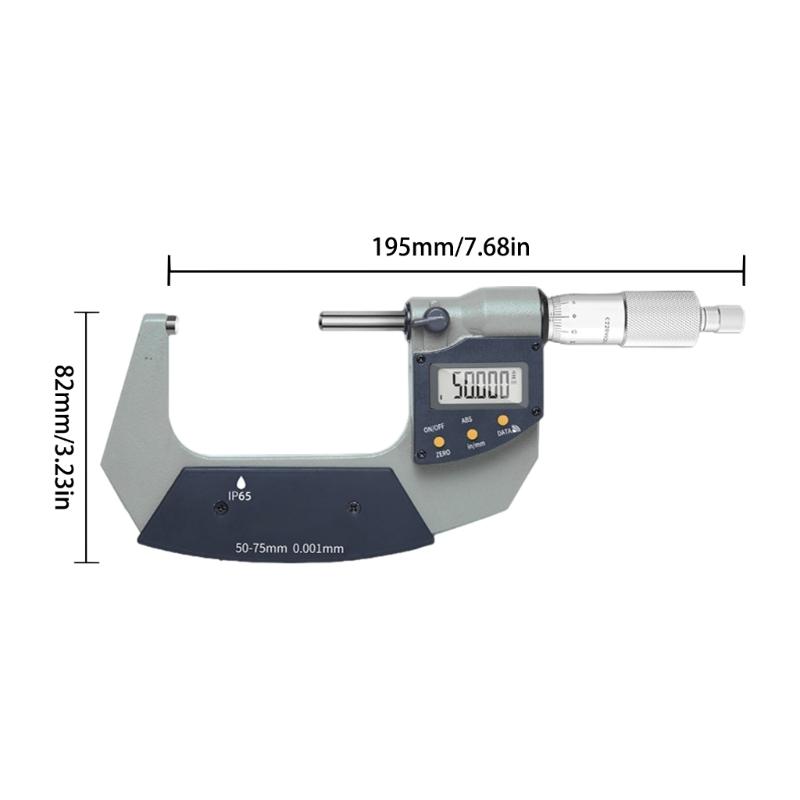 Наружный микрометр, 0-25-50-75-100 мм Наружный микрометр Внешний микрометр Микрометр Механические микрометры