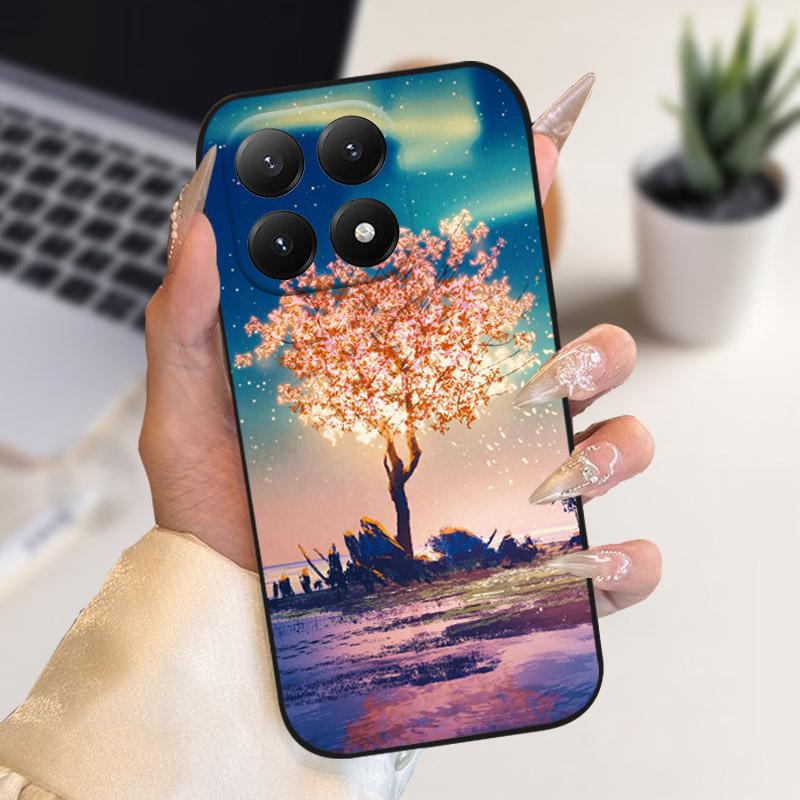 Для Xiaomi 15T Чехол Стильная Раскраска Ударопрочная Задняя Крышка Для Xiaomi 15 T Чехол для Телефона Мягкий ТПУ Силикон Защита от Падения Защитный Корпус