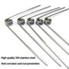 Wire Diameter 1.2mm Right Torsion Spring Return and Reset V-shaped Spring Right Rotation Spring  Laps1/2/3/4/5lap 304SUS 10PCS