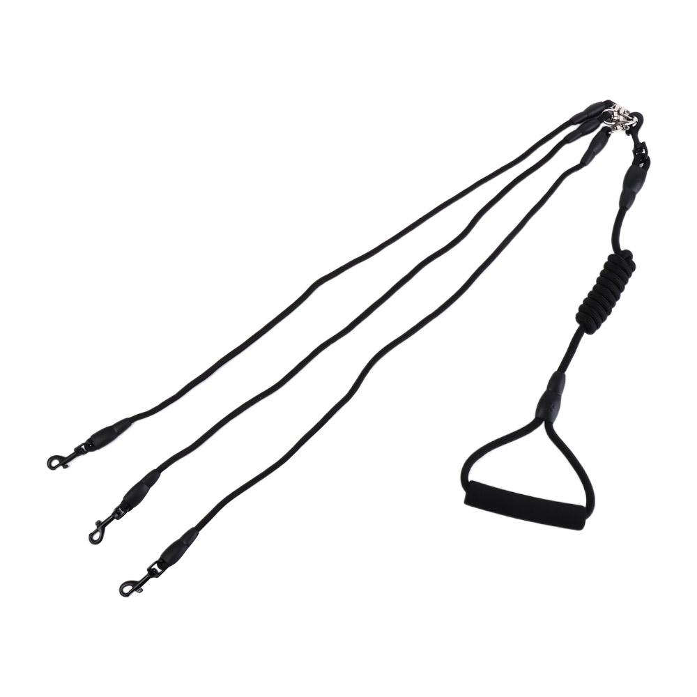 Adjustable Two Heads Dogs Leash With Foam Handle Dogs Traction Rope Walking The Dogs