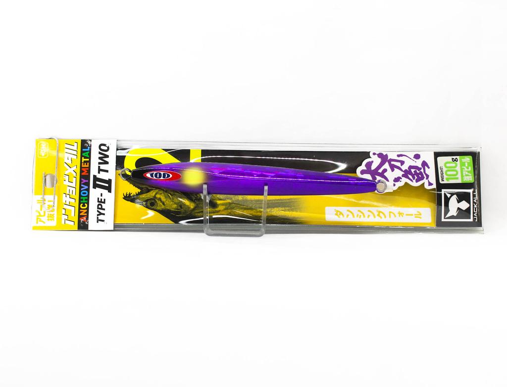 Jackall Metal Jig Anchovy Type 2 Slow Slide 100 grams Purp (0226)