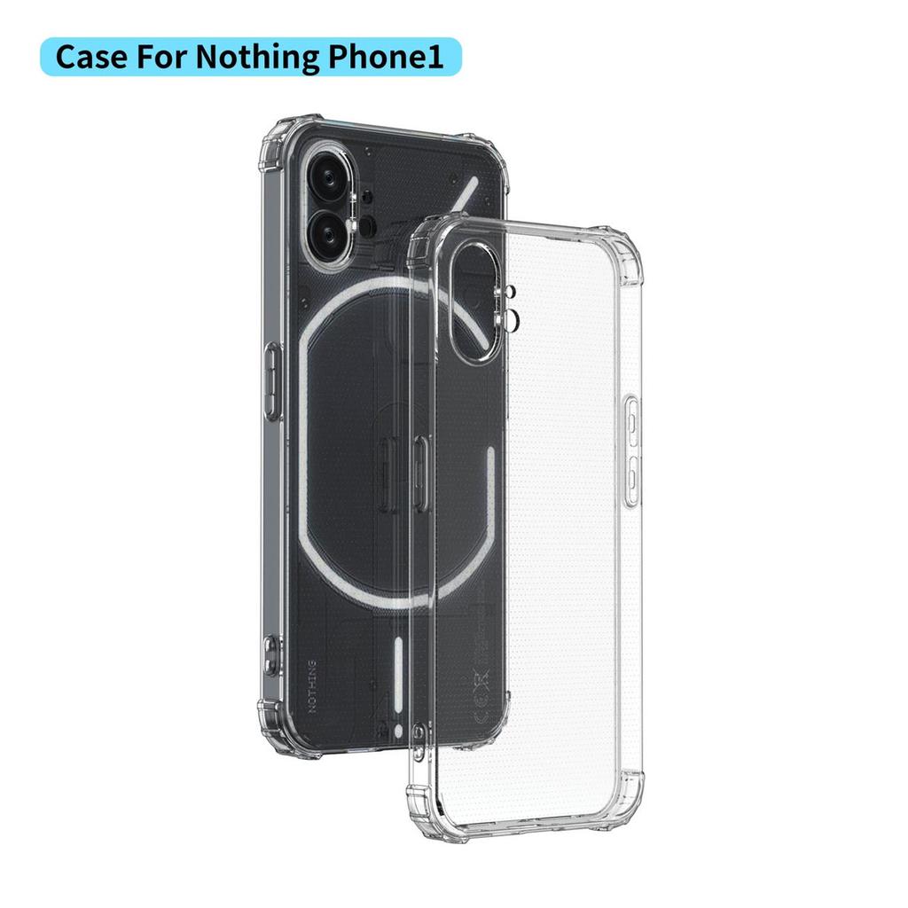 Противоударный прозрачный мягкий чехол из ТПУ для Nothing Phone 1, защита от падений, чехол для мобильного телефона для Nothing Phone1