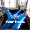 Real Madrid Club Customized Name Area Rug Suitable for Entryway Bedrooms Living Rooms Hallway Antislip Carpet Decorate Offices Gift for Festivals